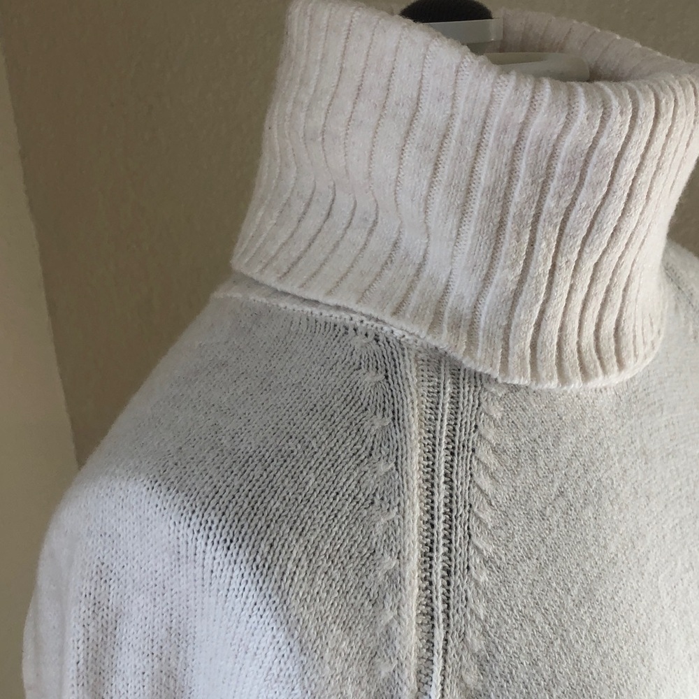 Old Navy Sosoft Cream with Purple-ish Hue Turtleneck Sweater - Women - Picture 2 of 14